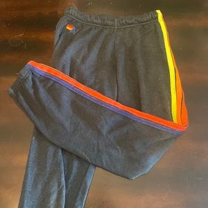 Aviator Nation 5 stripe sweatpants size XS